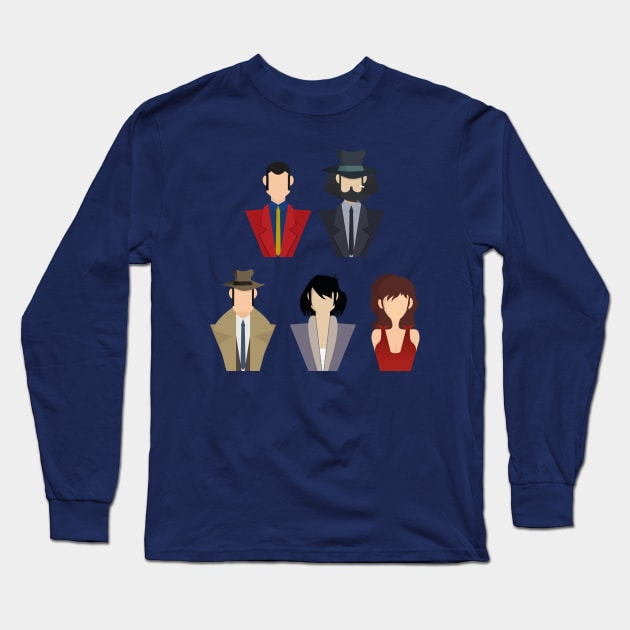 Lupin the 3rd Long Sleeve T-Shirt by TarallaG